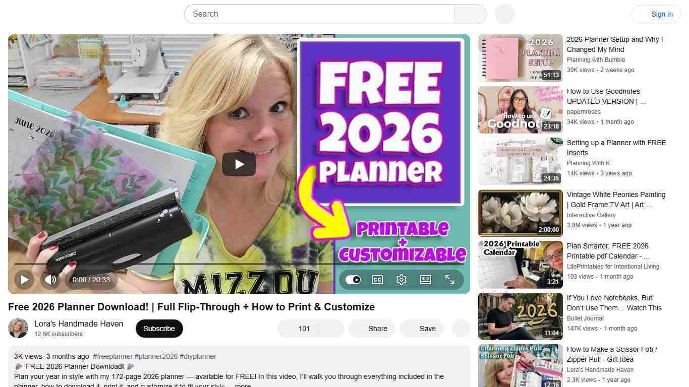 Free 2026 Planner Download! | Full Flip-Through + How to Print & Customize - YouTube